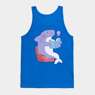 Shark Reading Tank Top